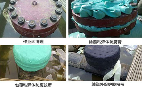 粘弹体胶带包覆缠绕异形构件施工步骤